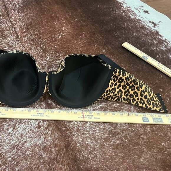 Savage X Fenty Soft N’ Savage Padded Underwire Demi Bra Leopard Animal Print 42D - Picture 5 of 10
